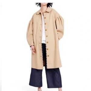 Kika Vargas Beige Button-Down Jacket 🧥